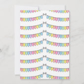 絵文字誕生日招待状 招待状 (裏面)