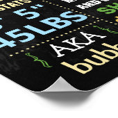 絵文字誕生日黒板 ポスター (角)