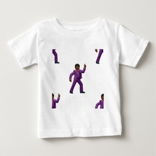 絵文字踊りマン ベビーTシャツ (正面)