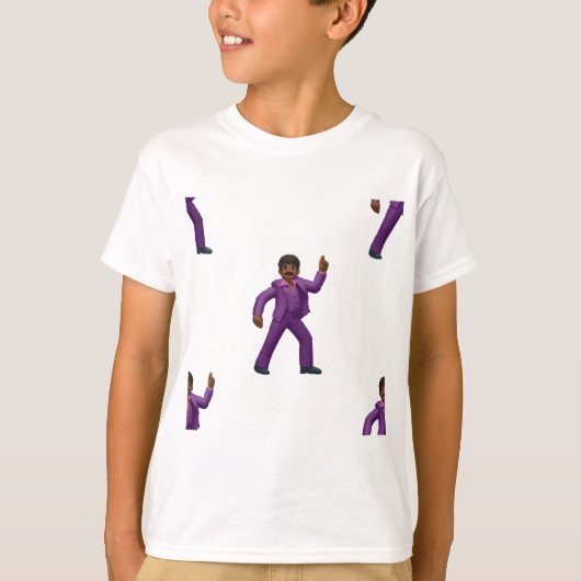絵文字踊りマン Tシャツ (正面)