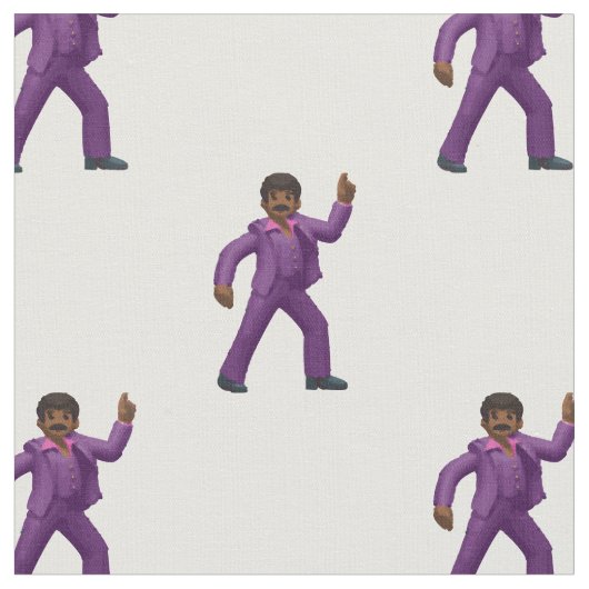 絵文字踊りMan fabric ファブリック (クローズアップ)