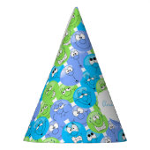 絵文字😀間抜けおもしろい顔 パーティーハット (左)