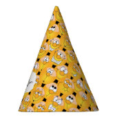 絵文字😊間抜け黄色顔 パーティーハット (右)