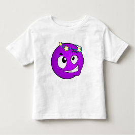 絵文字顔トドラー素晴らしジャージーTシャツ トドラーTシャツ