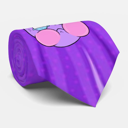 絵文字顔ネックタイ ネクタイ (ロール)