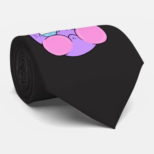 絵文字顔ネックタイ ネクタイ (ロール)