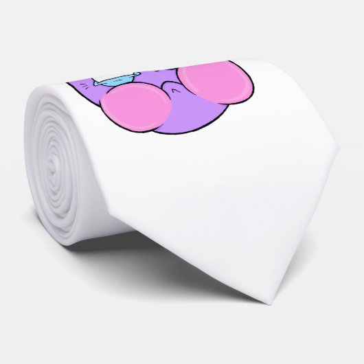 絵文字顔ネックタイ ネクタイ (ロール)