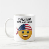 絵文字顔 コーヒーマグカップ (左)