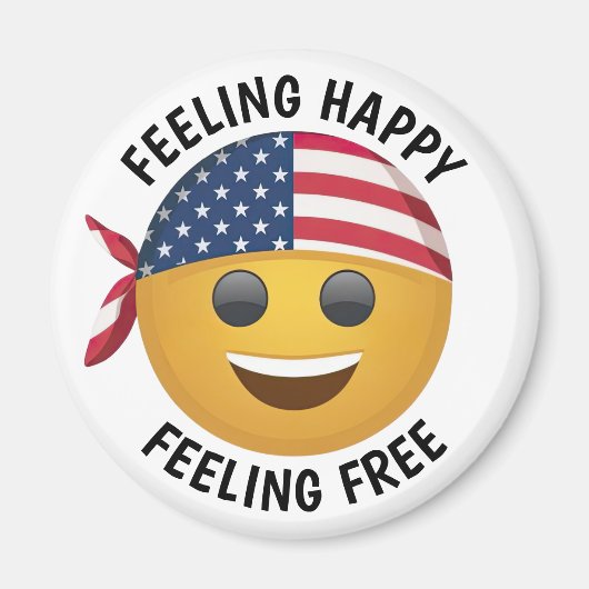 絵文字顔 マグネット (正面)