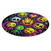 絵文字鮮やかアポップ・アートのート カッティングボード (角)