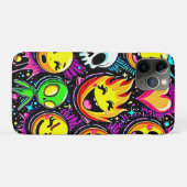 絵文字鮮やかアポップ・アートのート Case-Mate iPhoneケース (裏面(横))