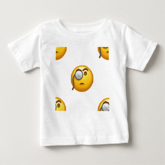 絵文字1文字 ベビーTシャツ (正面)