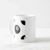 絵文字8球 コーヒーマグカップ (正面左)