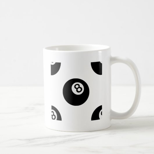 絵文字8球 コーヒーマグカップ (右)