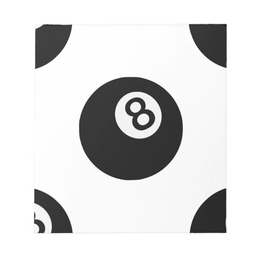 絵文字8球 ノートパッド (正面)