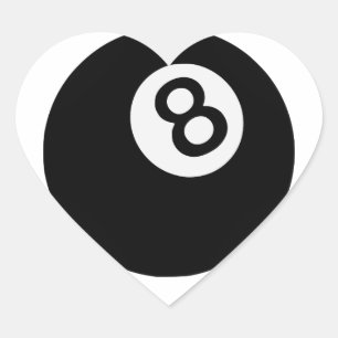 絵文字8球 ハートシール