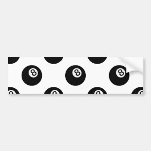 絵文字8球 バンパーステッカー