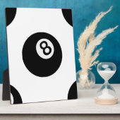 絵文字8球 フォトプラーク (側面)