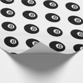 絵文字8球 ラッピングペーパー (角)