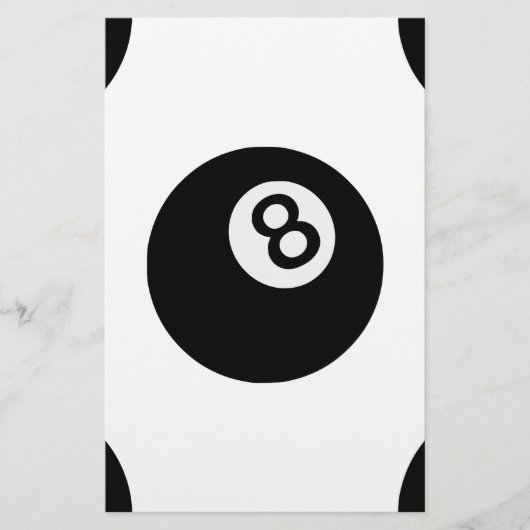 絵文字8球 便箋 (正面)