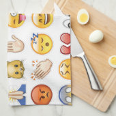 絵文字 キッチンタオル (四つ折り)