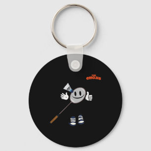 絵文字 バドミントン スポーツ 親指アップ  キーホルダー