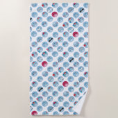 絵文字 ビーチタオル (正面)