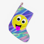 絵文字 ホログラム クリスマス ストッキング クリスマス (正面 (吊り時))