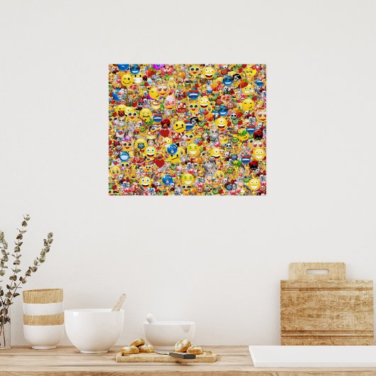 絵文字 ポスター (キッチン)