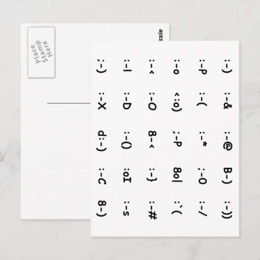絵文字 ポストカード (正面/裏面)