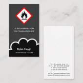 絵文字[可燃性] 名刺 (正面/裏面)