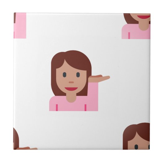 絵文字（女性） タイル (正面)
