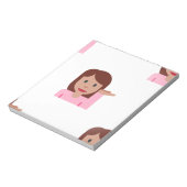 絵文字（女性） ノートパッド (回転)