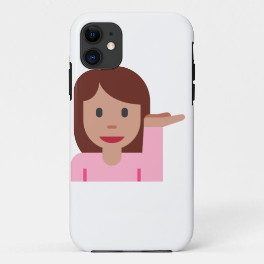 絵文字（女性） Case-Mate iPhoneケース (裏面)