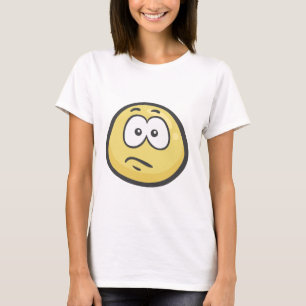 絵文字：混乱した顔 Tシャツ