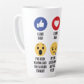 絵文字(&D) カフェラテマグ (左アングル)