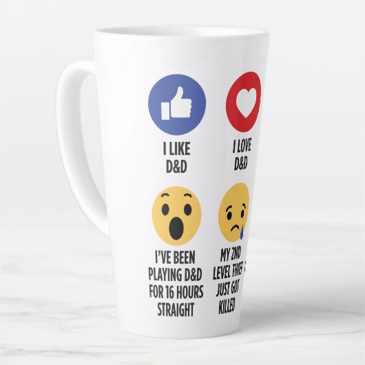 絵文字(&D) カフェラテマグ (左アングル)