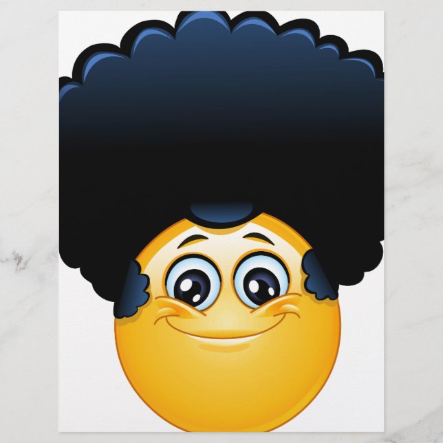 絵文字afro (正面)