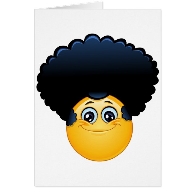 絵文字afro (正面)