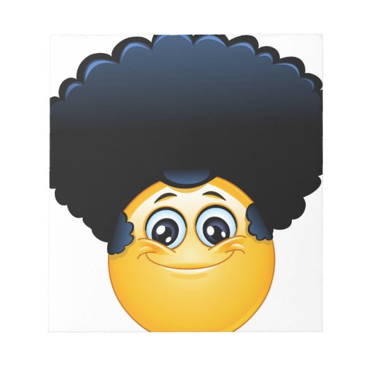 絵文字afro ノートパッド (正面)