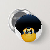 絵文字afro 缶バッジ (正面&裏面)