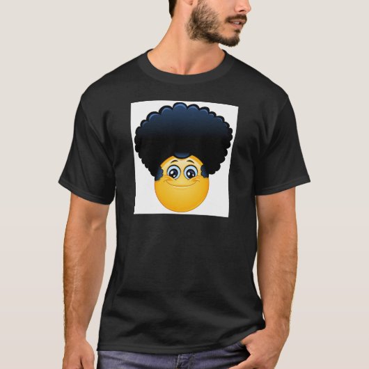 絵文字afro tシャツ (正面)