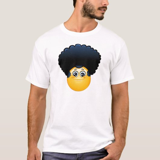 絵文字afro tシャツ (正面)