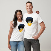 絵文字afro tシャツ (ユニセックス)