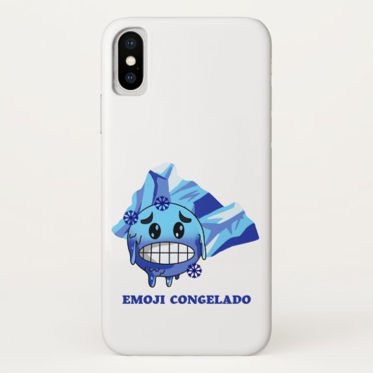 絵文字congelado iphone funda para iPhone / iPad Case-Mate iPhoneケース (裏面)