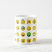 絵文字happy顔 コーヒーマグカップ (中央)