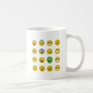 絵文字happy顔 コーヒーマグカップ