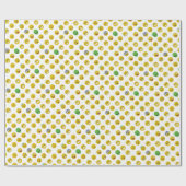 絵文字happy顔 ラッピングペーパー (フラット)