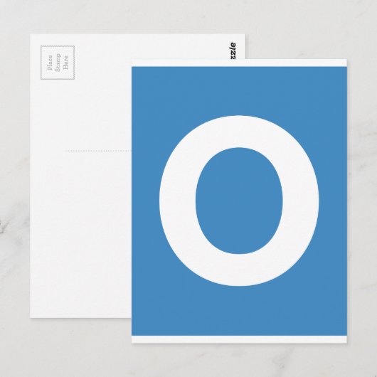 絵文字Twitter – 文字O ポストカード (正面/裏面)