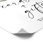 絵本のベビーシャワーカードとギフトサイン ポスター (角)